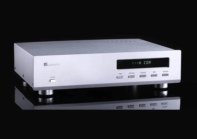 Muzishare R10 12AU7 трубка ES9018 XLR DAC HIFI EXQUIS 6z4 лампа выпрямитель Bull balanching AES USB коаксиальный