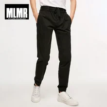 MLMR весна осень мужские брюки слегка растягивающиеся Эластичные зауженные ноги Мужские штаны для спорта брюки | 218314511