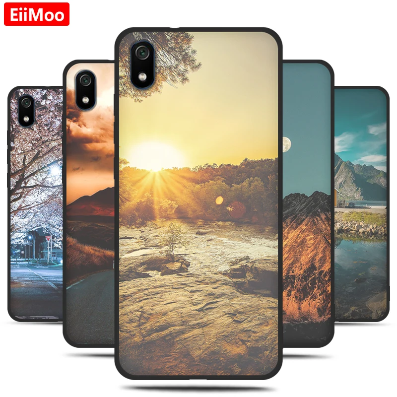 Чехол EiiMoo для телефона Xioami Redmi 7A мягкий чехол модный силиконовый с рисунком Xiaomi Etui