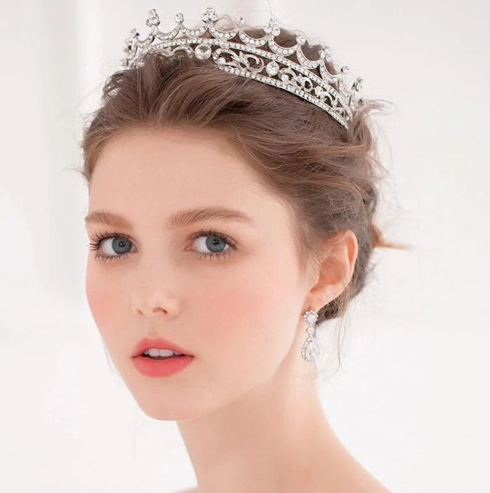 Glass Rhinestones Wedding Prom Hair Comb Hairpiece Crown Tiara Bridal Headpiece Glass Rhinestones Wedding Prom Hair Comb Hairpiece Crown Tiara Bridal Headpiece