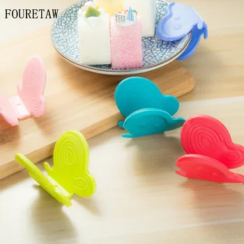 

FOURETAW Cute Fashion Cartoon Butterfly Kitchen Cooking microwave baking BBQ oven potholders fridge magnet mitts kitchen gloves