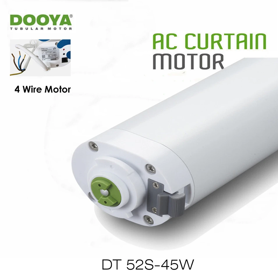54 14 28 de descuento dooya dt52s 45w motor de cortina electrica motor de ingenieria de alta potencia de 4 cables para pista de cortina de ventana