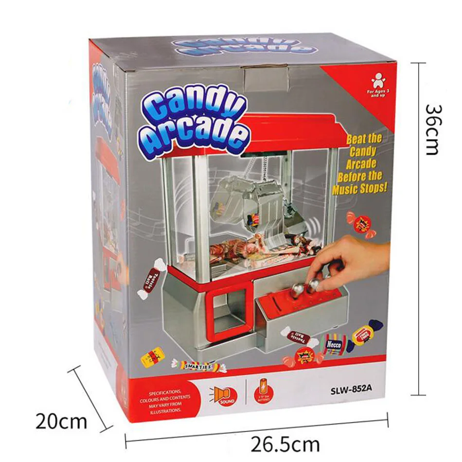 Other Interactive Toys Dolls Toy Candy Gum Arcade Game Grabber Prize Machine Joystick Catch Kids Red Monitorcenter Org