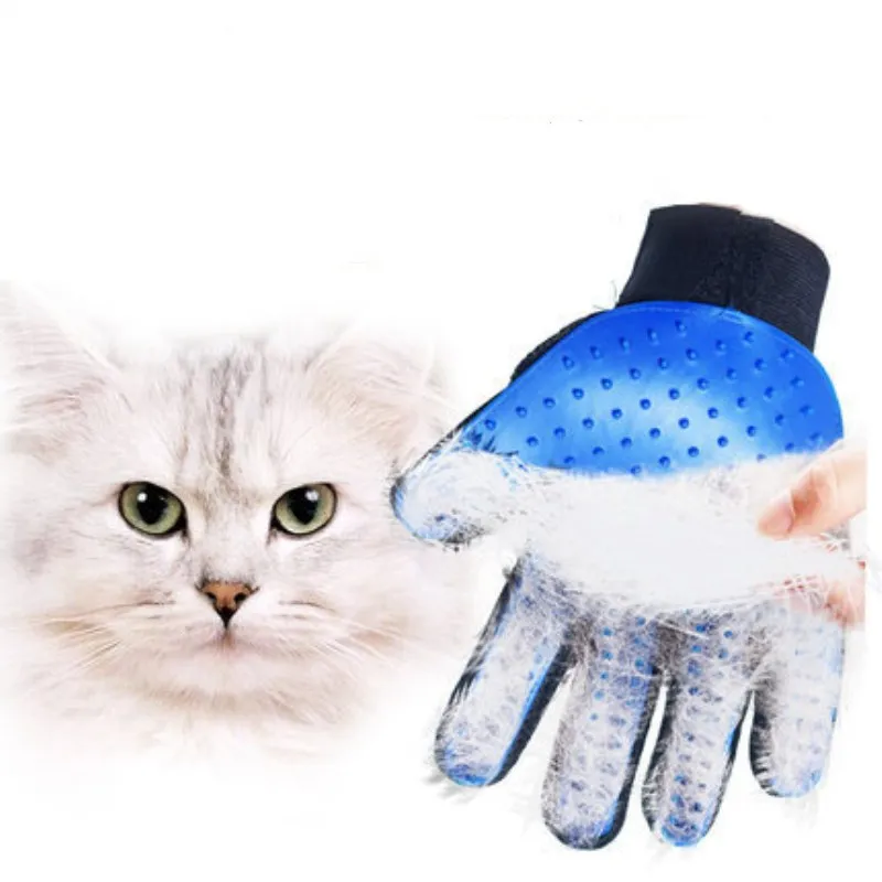 

Silicone Pet Grooming Glove For Dogs Brush Pet Deshedding Brush Glove for Animal Dog Pet Hair GloveS for Cat Dog Grooming 1PCS