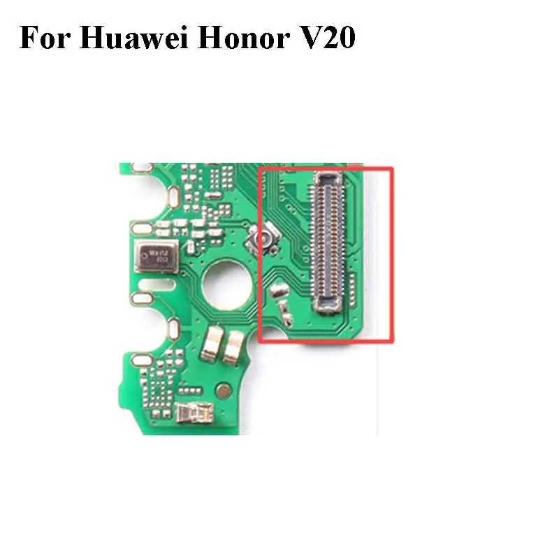 2 шт. разъем для док-станции Micro USB зарядки FPC материнской платы Huawei Honor V20 V 20 logic |