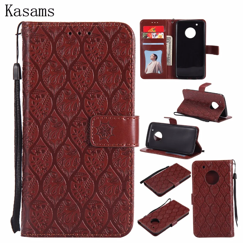 3D Vines Emboss For Motorola Moto G5 Plus Phone Case For