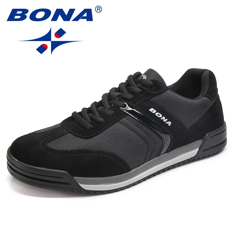 

BONA New Arrival Typical Style Men Skateboarding Shoes Suede Men Athletic Shoes Outdoor Jogging Sneakers Soft Fast Free Shipping