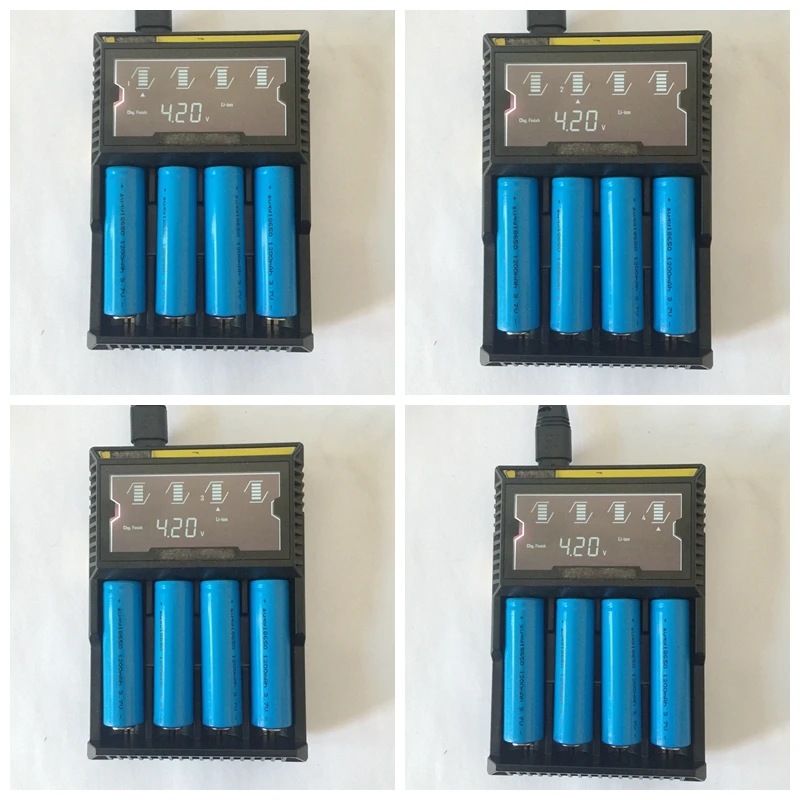 Suqy 1/2/3/4/6/8/10 шт. Barreries 18650 1200mAh 3,7 v Перезаряжаемые li-ion-18650-Battery защищает аккумулятор