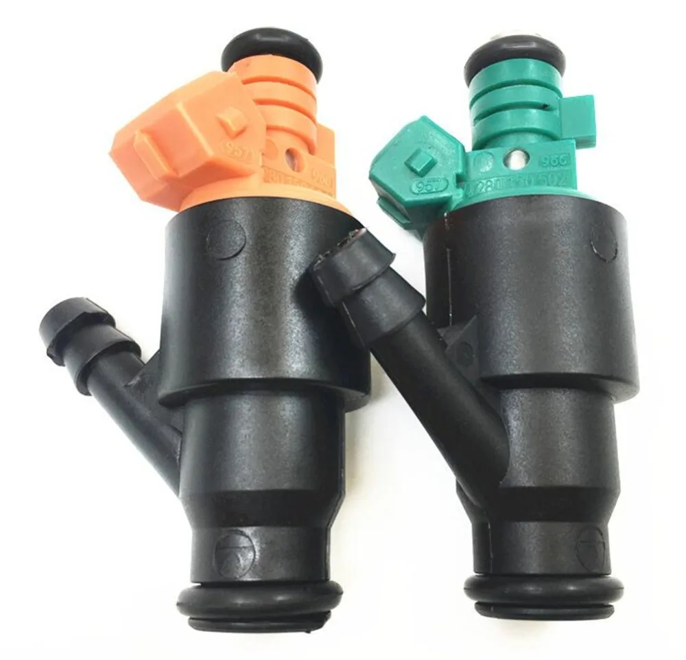 

4pcs Original Fuel Injectors 2pcs 0280150504 and 2pcs 0280150502 Fuel Nozzles for Kia Sportage Retona