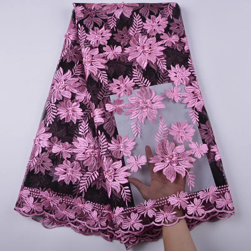 

Nigeria Lace Fabric With Stones Embroidery African French Tulle Lace For Wedding Dress Nigeria Net Lace Fabric A1346