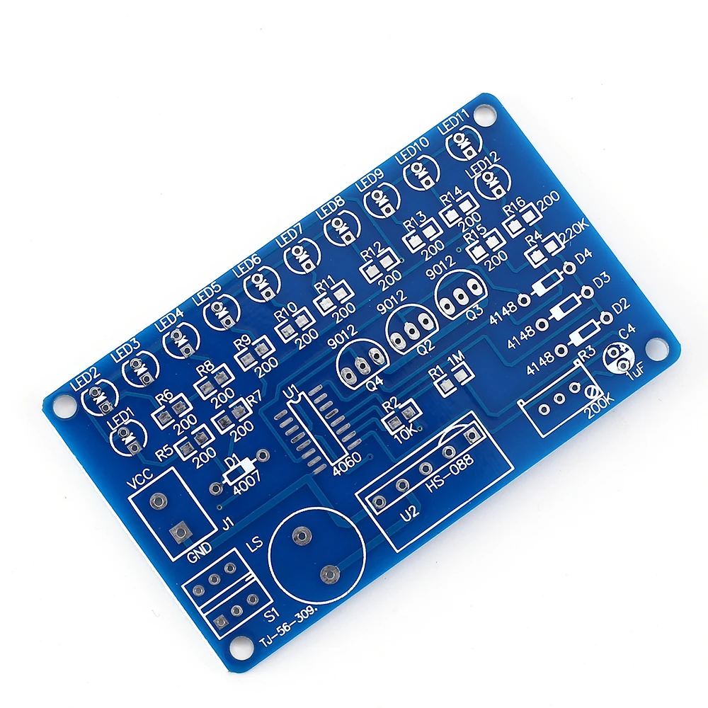 Electronic DIY Kit Music Circuit LED Flashing Module Electronic Components Suite