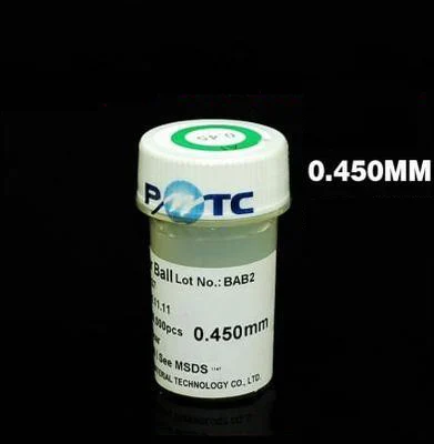 

1PCS PMTC leaded solder balls 250k 0.45 mm for bga reballing