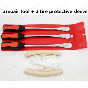 

2016 brand new Car accessory 2 Rim Protectors and Carry Case Motorcycle Tire Repair Tool Lever Spoon Set
