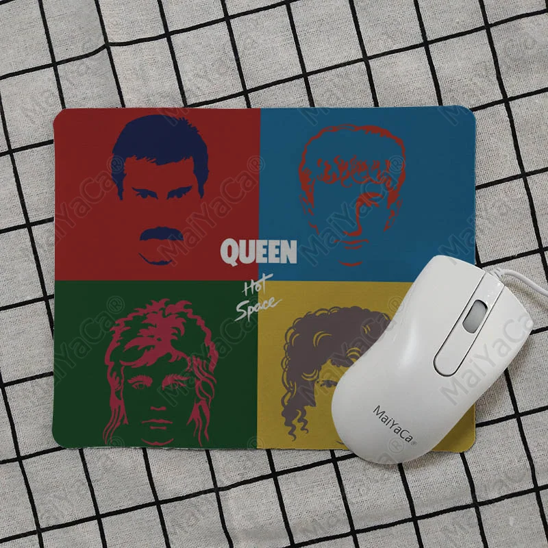 MaiYaCa Vintage Cool Freddie Mercury Customized laptop Gaming mouse pad Top Selling Wholesale Gaming Pad mouse - Цвет: No Lock Edge18x22cm