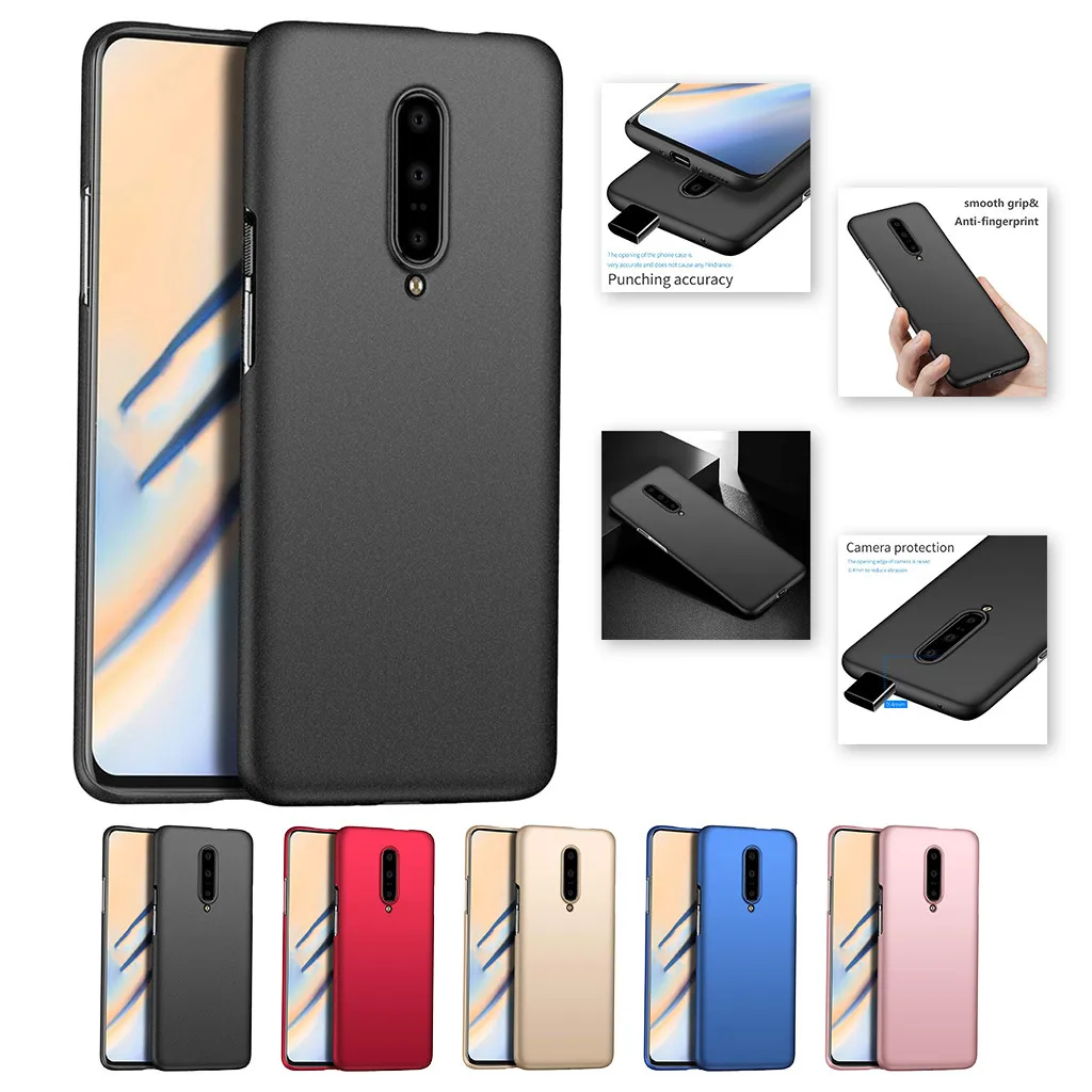 Ultrathin Electroplate PC Nonslip Hard Case Cover For font b Oneplus b font font b 7
