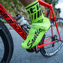 Santic Cycling Shoes Covers 2018 Windproof MTB Road Tour De France Bike Shoes Cover 39 45