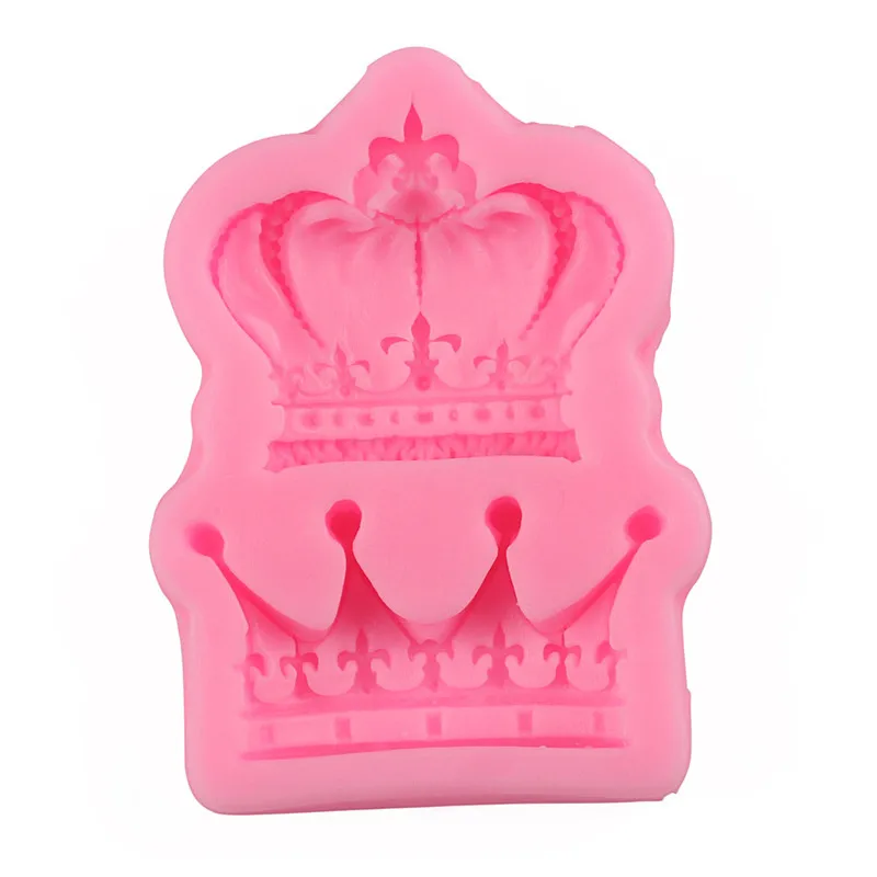 Корона силиконовая форма для мыла DIY 3D торта шоколадное печенье Gumpaste инструмент