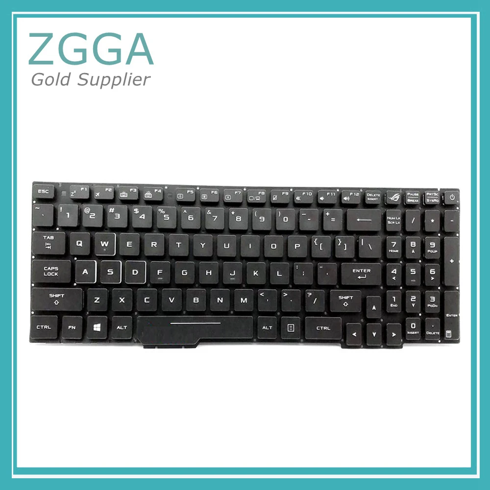 Клавиатура для ноутбука Asus GL753 GL753V GL753VE GL753VD с подсветкой без подзарядки красный