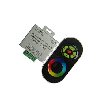 

1X DC12-24V input Wireless 5keys touch RF RGB LED controller free shipping