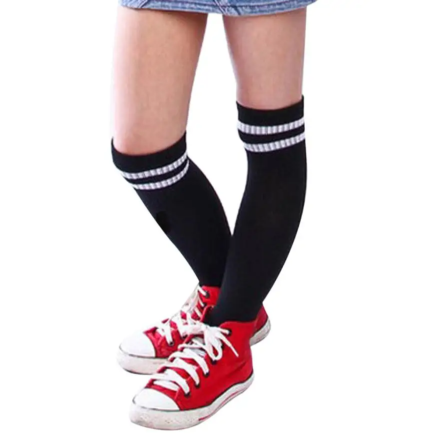 Boys Youth Sport Football Soccer Long Socks Over Knee High Sock