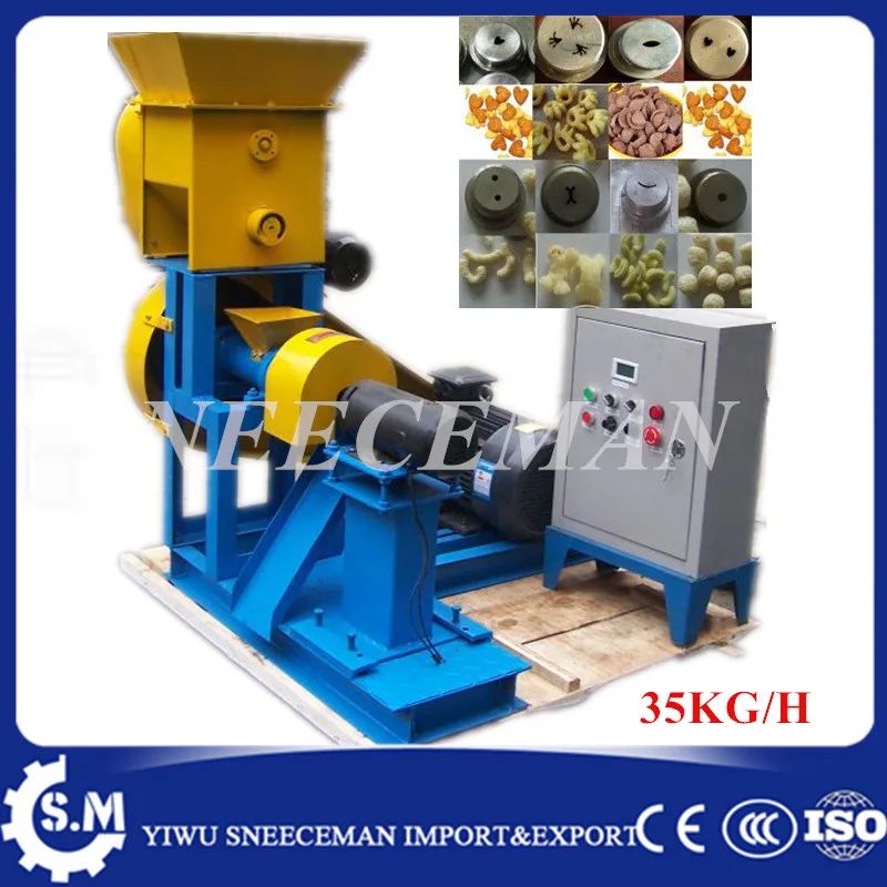 35KG/H corn extruder machine  corn puffed machine corn puffed food extruder,puffed food extruding