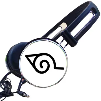 

Custom Anime Konohagakure No Sato Leaf Village Konoha Ninja Headphone Adjustable Sport Headphone Gaming Headset Stereo Headphone