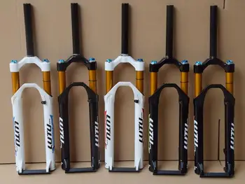 

Kalosse Hot selling 120mm travel 1-1/8 inch 9*100mm axis oil gas fork , 26er alloy MTB 30mm air fork