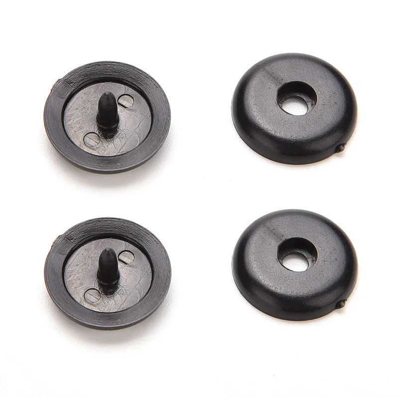 2PCS Safety Car Parts Black Beige Plastic Car Safety Seat Belt Stopper