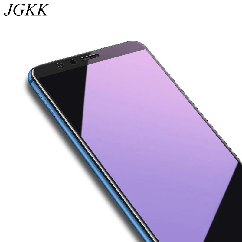 

JGKK Anti-blue Tempered Glass For Huawei Honor 7X 7A Pro 5.7 7C Pro 2.5D Screen Protector For Honor 7APro 7CPro Anti Blue Film