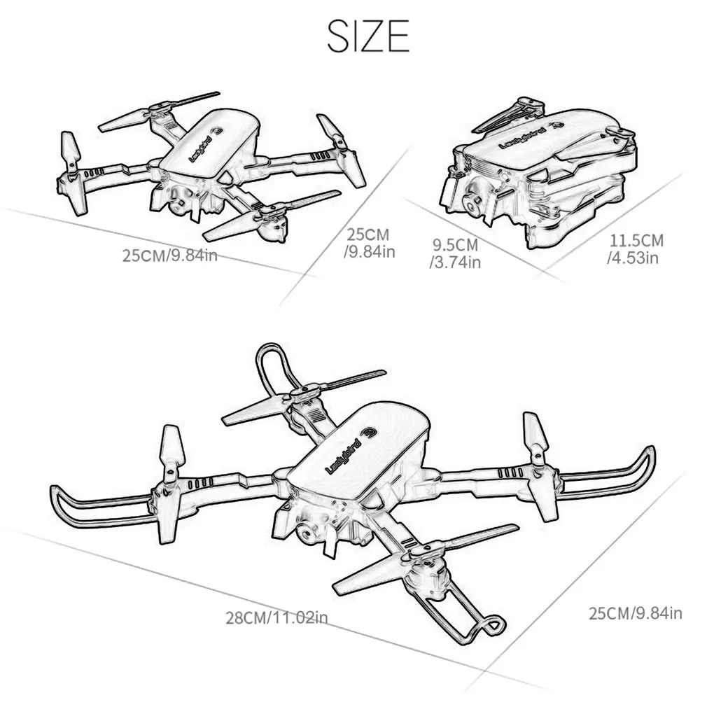 R8 Drone складной профессиональный HD воздушный четырехосный летательный аппарат оптический поток после двойной камеры с сумкой для хранения