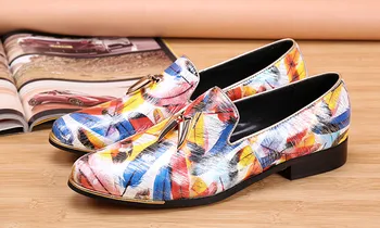 

Summer new fashion men casual leather shoes summer men breathable ress shoes england style round toes single dress shoes