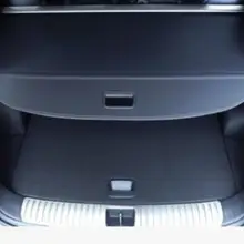 За полкой автомобильный Стайлинг для Volkswagen Tiguan черная крышка багажника материал шторы задние шторы раздвижные прокладки задние стойки