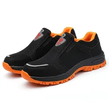 new arrival mens casual breathable steel toe caps work safety shoes slip-on anti-pierce platform tooling security boots protect new arrival mens casual breathable steel toe caps work safety shoes slip-on anti-pierce platform tooling security boots protect