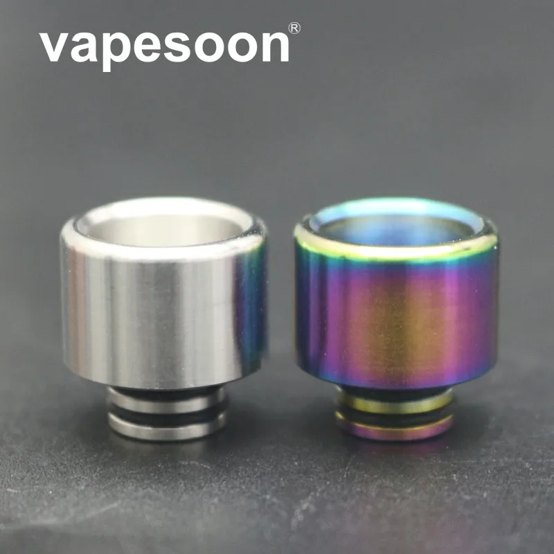 VapeSoon 510 нержавеющая сталь Радуга анти Жареное масло капельный наконечник для TFV8