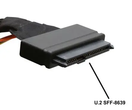 U.2(SFF-8639) на M.2 M-Key адаптер NVMe Mini SAS на M.2 M-Key адаптер NVMe SFF-8639