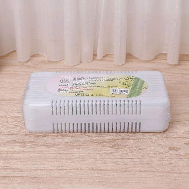 Холодильник Запах Remover активированный бамбуковый уголь дезодорант коробка очиститель воздуха для холодильника