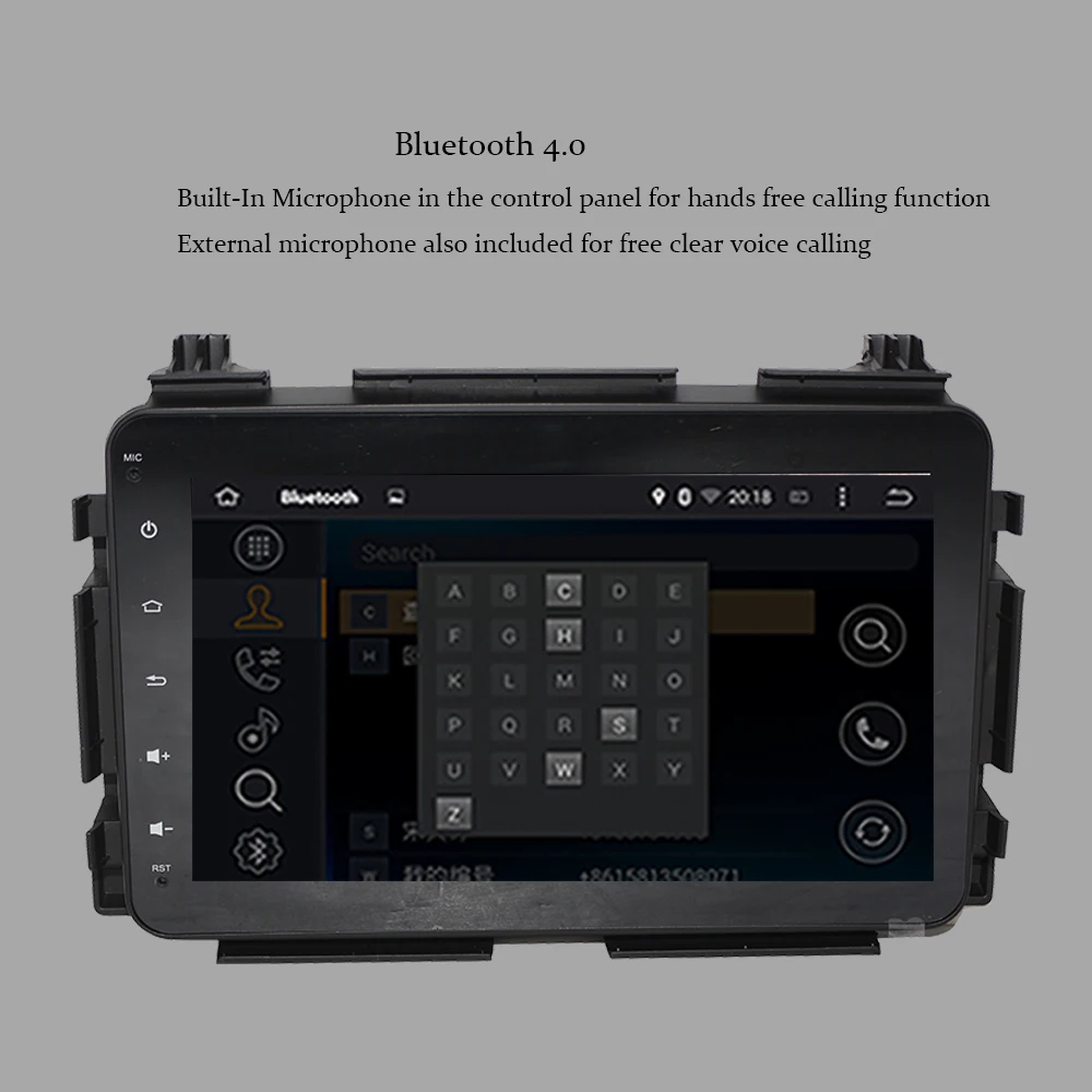 Clearance 8" Android 9.0 Car GPS Navi Player for Honda Vezel HR-V HRV 2013-2019 with 4G Octa Core Stereo Multimedia RDS BT WIFI Head unit 4