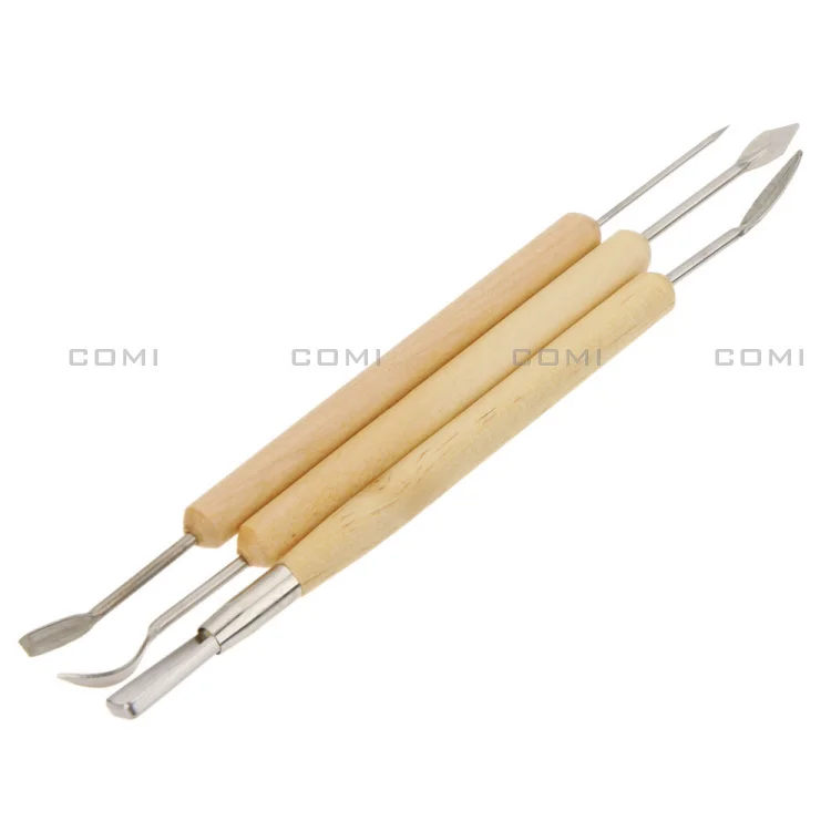 11pcs Burins Tools Wax Pottery Clay Sculpture Carving Modeling Tools DIY Craft Ceramics Tool