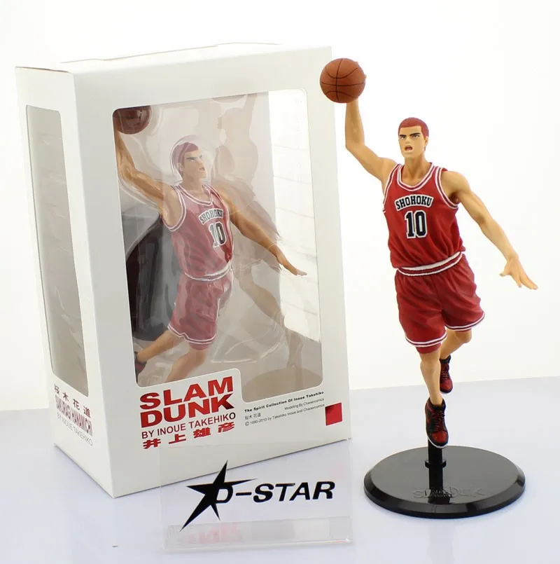 

9" Slam Dunk Anime Sohoku Sakuragi Jump ver. Boxed 23cm PVC Action Figure Collection Model Doll Toys Gift