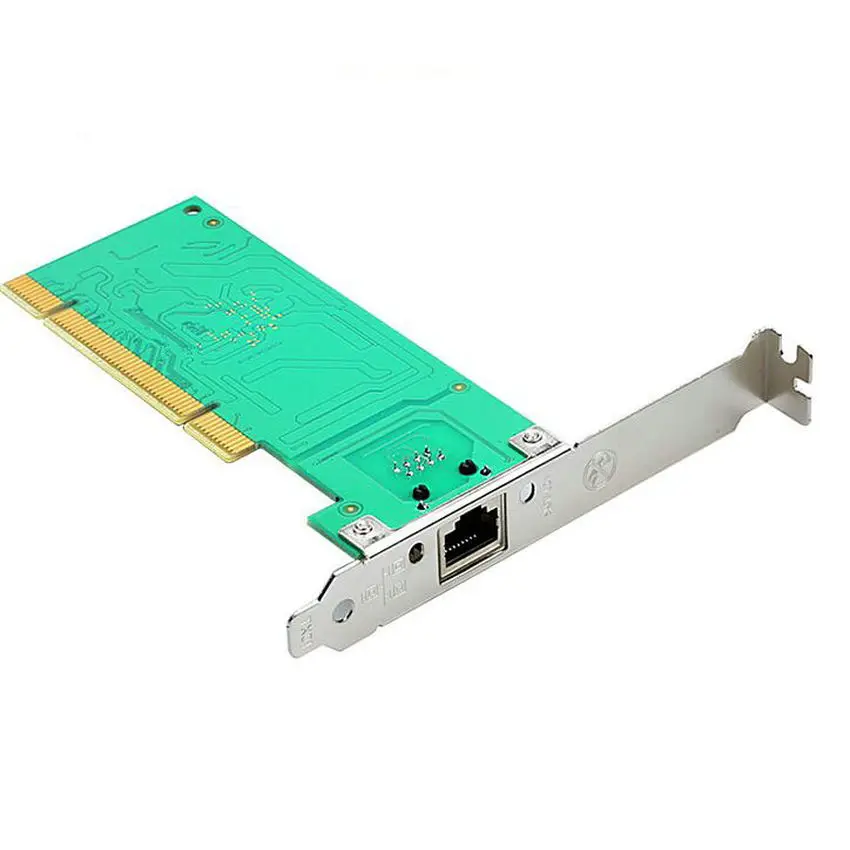 Diewu PCI гигабитный сетевой карты последние сетевой карты оптического RJ45 сетевой карты с чипом Realtek Intel82540EM