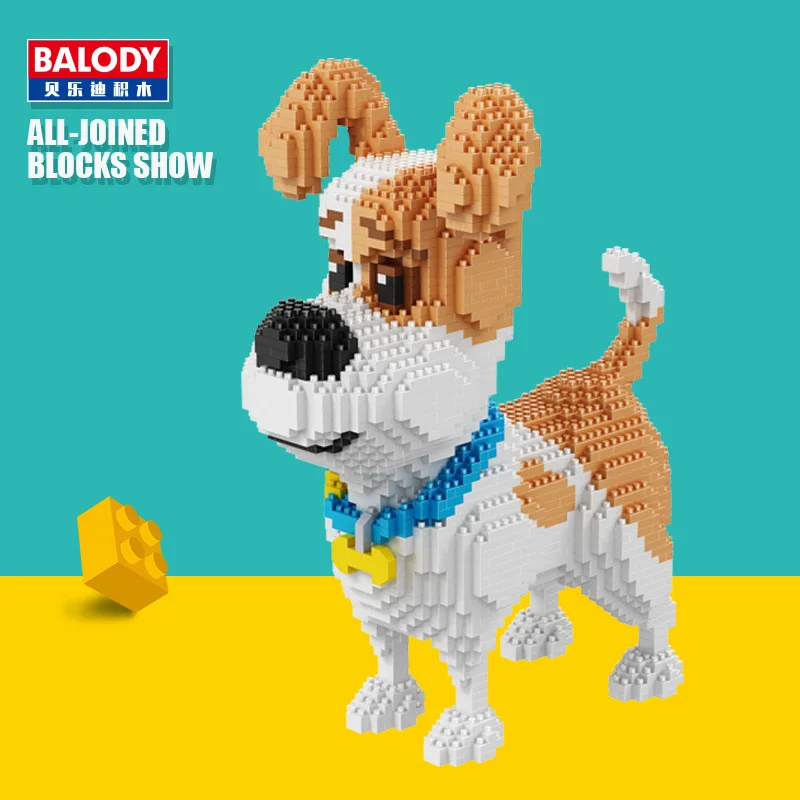 Balody 16013 Джек Рассел терьер собака животное 3D модель DIY микро алмаз мини