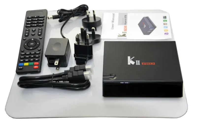 Последний ТВ-бокс KII Pro DVB S2 DVB T2 Android 5,1 Amlogic S905D Bluetooth 4,0 2 GB/16 GB 2,4G/5G Wifi Smart медиаплеер