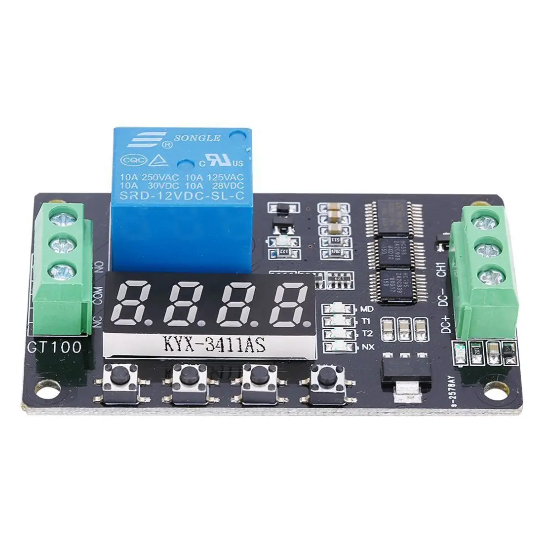 

12V Multifunction Relay Cycle Timer Module, Self-lock Relay PLC Cycle Timer Module Switch Board Power Switch Home Automation D