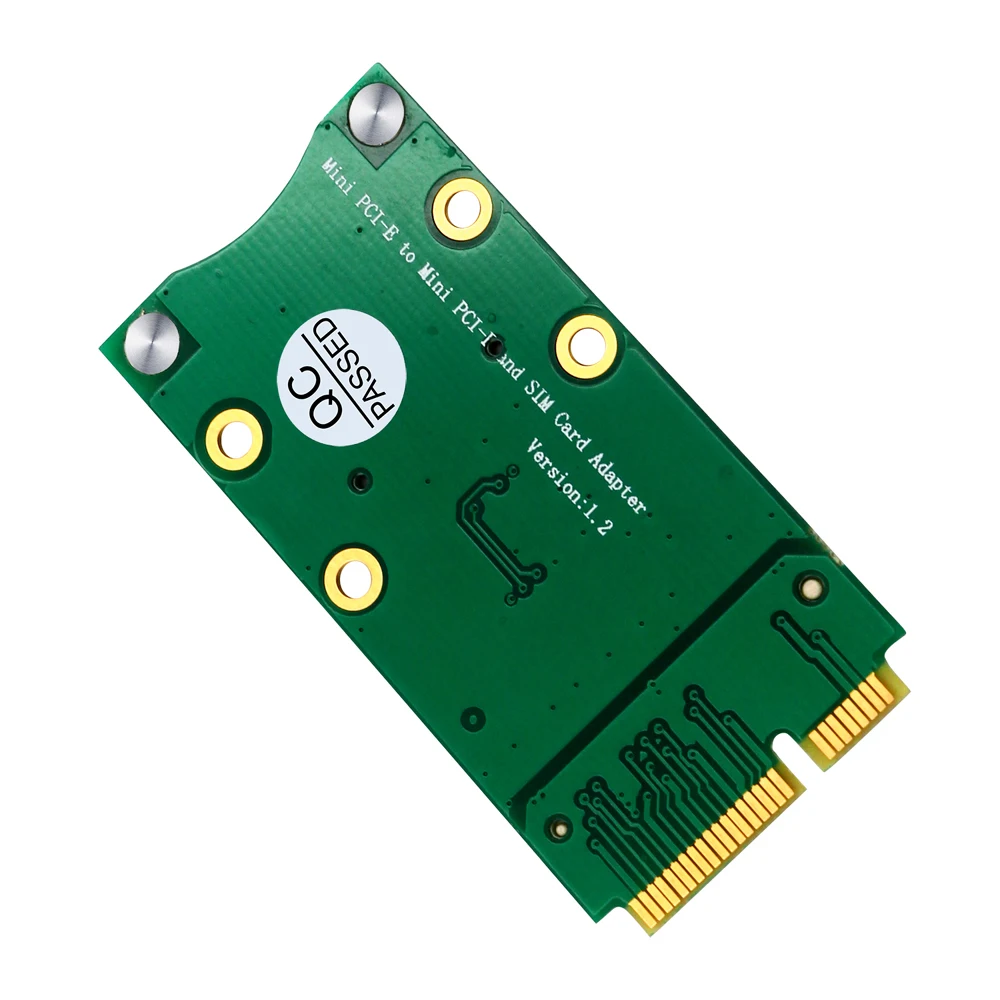 Мини-адаптер PCI Express Mini переходная карта pci-e карта Mini PCIE к MINI PCI E карта расширения слот для sim-карты для 3g/4G WWAN LTE gps карты