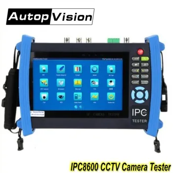 

DHL Free IPC8600 7 Inch touch screen CCTV Tester 1080p IP Analog Camera Tester with AHD CVI TVI SDI camera test optional