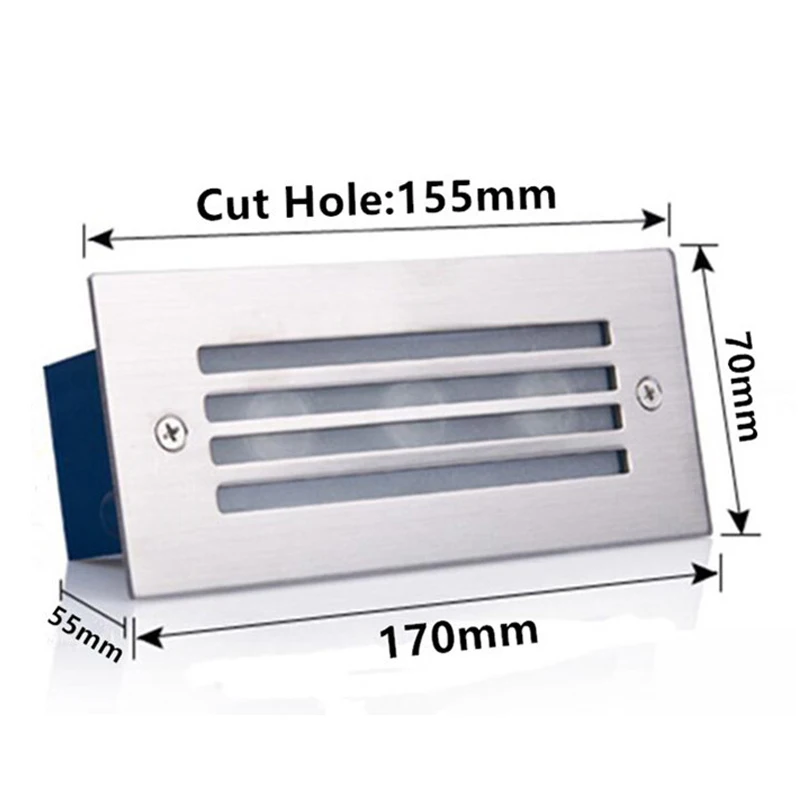 Светодиодный светильник 3x3 Вт 9 Вт AC85-265V подземный светильник утопленная для ступенек лестницы подземный свет пол сад пейзаж наружное освещение