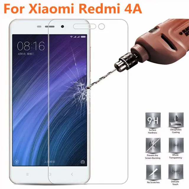 Закаленное стекло 9H для Xiaomi Redmi 4A оригинальная Высококачественная защитная