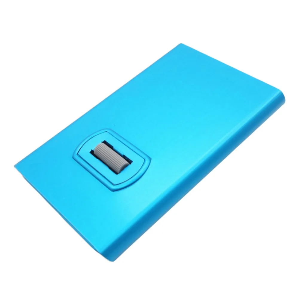 

Artmi Credit Card Holder with Spining Button RFID Aluminum Stylish Card Case Wallet for Men