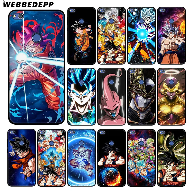 

WEBBEDEPP DRAGON BALL Z Goku Soft Silicone Case for Huawei Honor Mate 20 10 8X 8C 8 6A 7A 7X 7C Lite Pro TPU