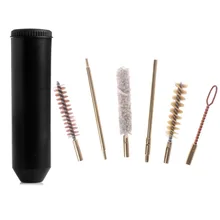 Шт. Карманный размер комплект для чистки пистолета ручной пистолет стержень щетка для хранения ручка чехол